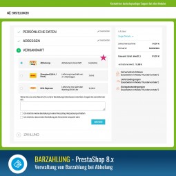 Barzahlung Zahlmodul PrestaShop 8.x