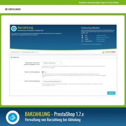 Barzahlung Zahlmodul PrestaShop 1.7.x