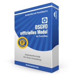 Offizielles Modul zur DSGVO-Konformität für PrestaShop 8