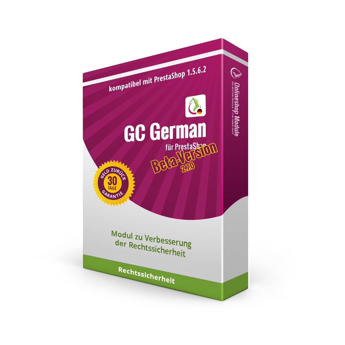 GC German für PrestaShop 1.5.6.2 (Beta-Version, bedingt 1.6.0.5)