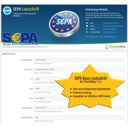 SEPA Lastschrift, PrestaShop 1.7.x