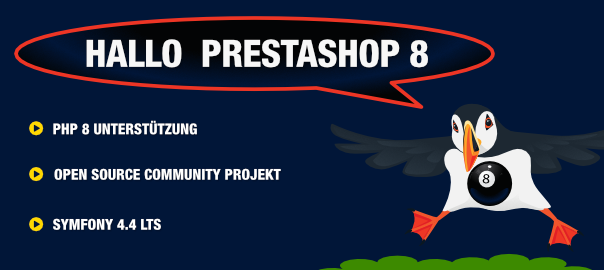 PrestaShop 8 angekündigt